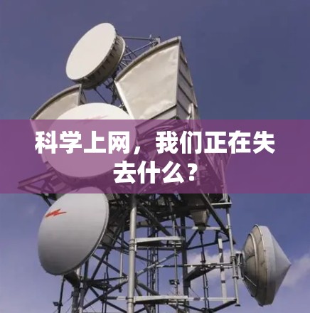 科学上网，我们正在失去什么？