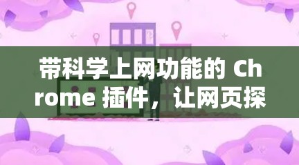 带科学上网功能的 Chrome 插件，让网页探索更便捷