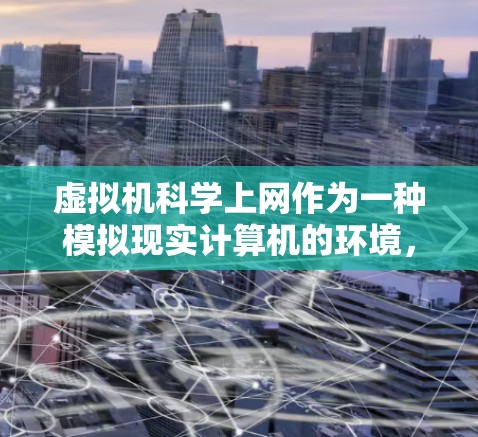虚拟机<strong>科学上网</strong>作为一种模拟现实计算机的环境，具有多种应用和潜在挑战。以下是对该主题的详细分析