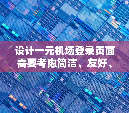 设计一元机场登录页面需要考虑简洁、友好、高效以及良好的视觉效果。以下是详细的步骤说明 设计一元机场登录页面需要考虑简洁、友好、高效以及良好的视觉效果。以下是详细的步骤说明