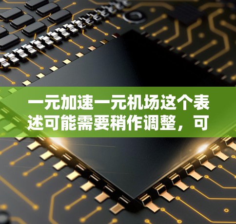 一元加速一元机场这个表述可能需要稍作调整，可能是一元加速一元机场或者一元机场本身。以下是一些可能的解释和含义