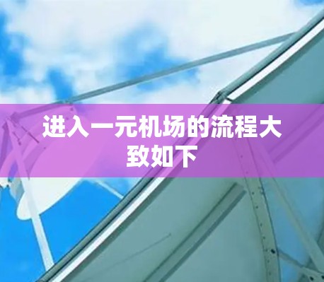 进入一元机场的流程大致如下