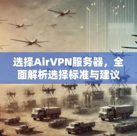 选择AirVPN服务器,全面解析选择标准与建议 选择AirVPN服务器,全面解析选择标准与建议